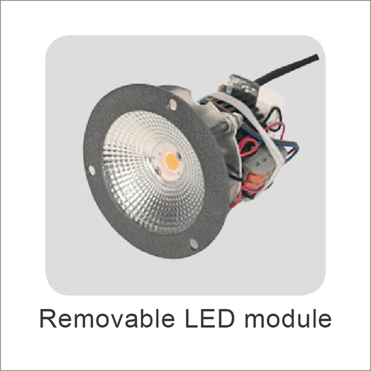 Modern Dark Grey Anti Corrosion Design Adjustable Lightness